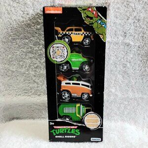 BNIB Teenage Mutant Ninja Turtles Diecast Set of 4 Shell Riders by Nickelodeon!!